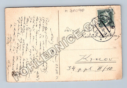 Pohlednice Vánoce dívka s panenkou Veselé vánoce (M38098)
