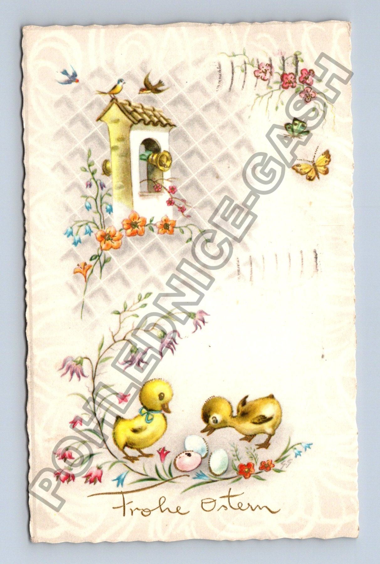 Pohlednice Rakousko Velikonoce kuřátka Frohe Ostern 1969 (M38122)