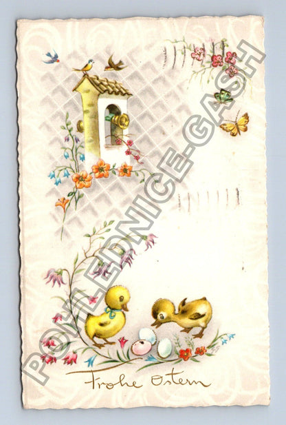 Pohlednice Rakousko Velikonoce kuřátka Frohe Ostern 1969 (M38122)