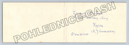 Pohlednice Polsko Velikonoce kuřátka vrbové proutí 1967 (M38133)