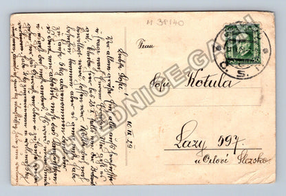 Pohlednice Slovensko čtyřlístky ze známek 1929 (M38140)