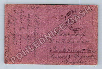 Pohlednice Žena v purpurových šatech (M38181)