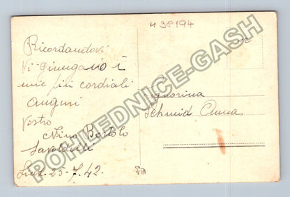 Pohlednice Itálie pár na kupkách sena 1942 (M38194)