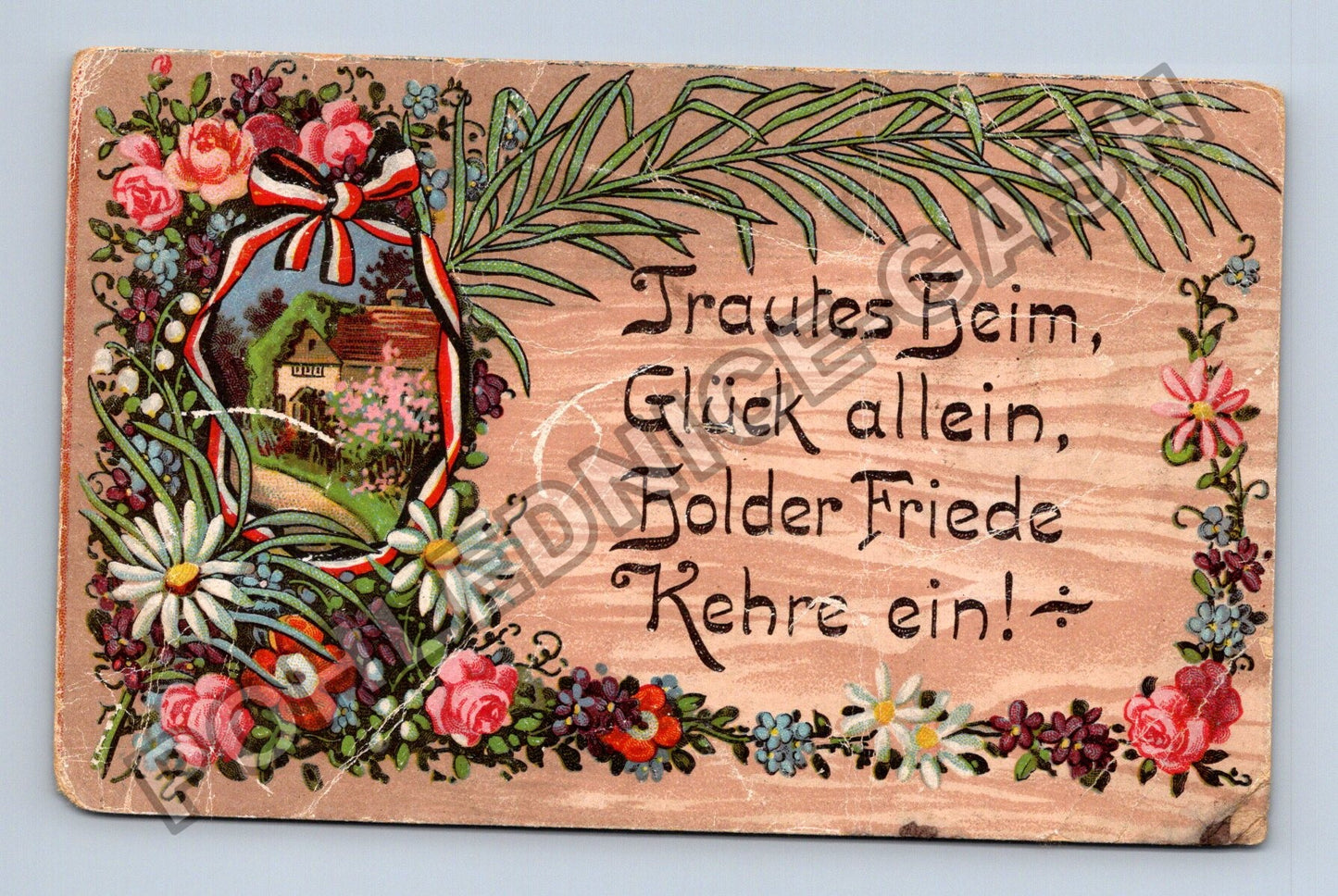 Pohlednice Trautes Heim Glück allein květiny (M38197)