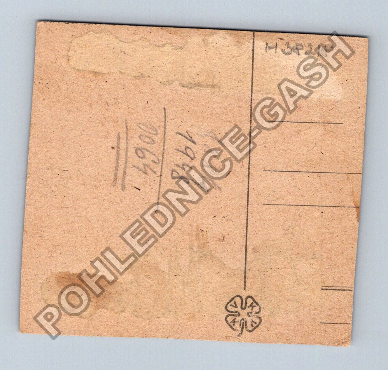 Pohlednice Muž v obleku portrét 1948 (M38218)