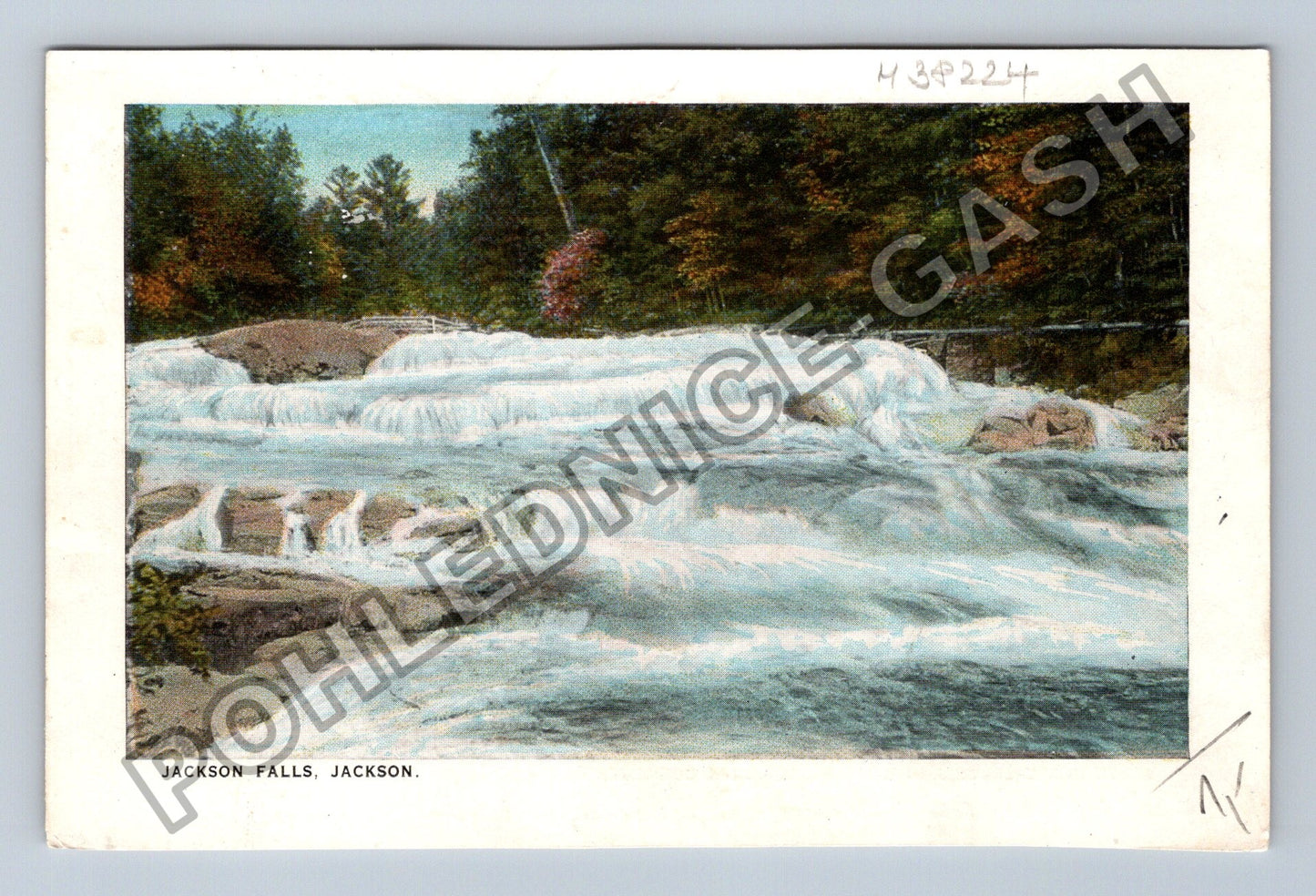 Pohlednice USA White Horse Ledge Echo Lake Jackson Falls (M38224)