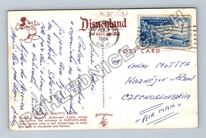 Pohlednice USA Disneyland Sleeping Beautys Castle 1964 (M38231)