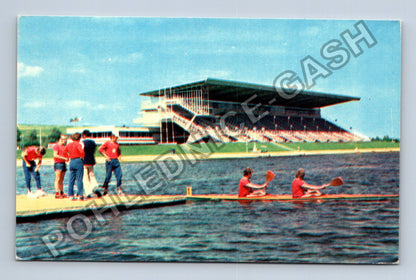 Pohlednice Rusko Moskva veslařský kanál sportovci 1976 (M38241)