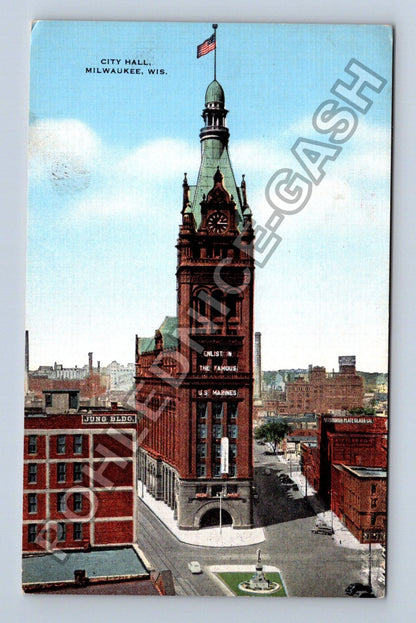 Pohlednice USA Milwaukee City Hall (M38246)