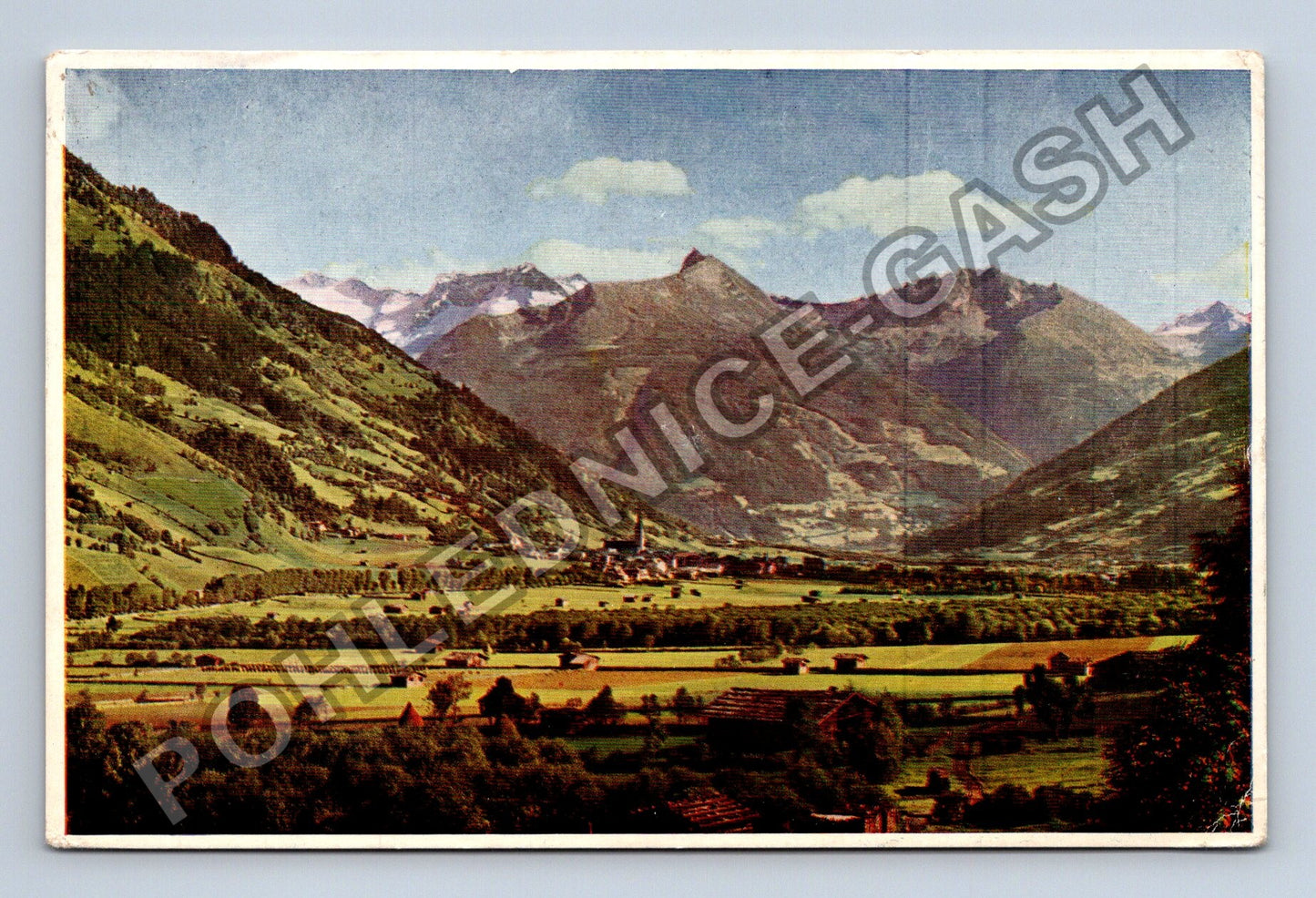Pohlednice Rakousko Bad Hofgastein údolí Alpy 1960 (M38247)