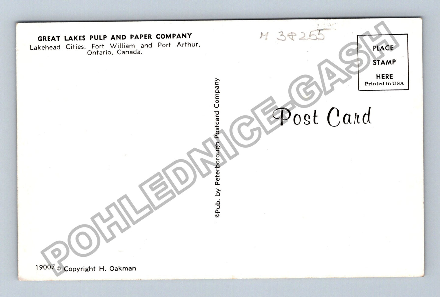 Pohlednice Severní Amerika Great Lakes Pulp and Paper (M38255)