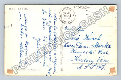Pohlednice Mali Lošinj Chorvatsko 1964 (M38257)