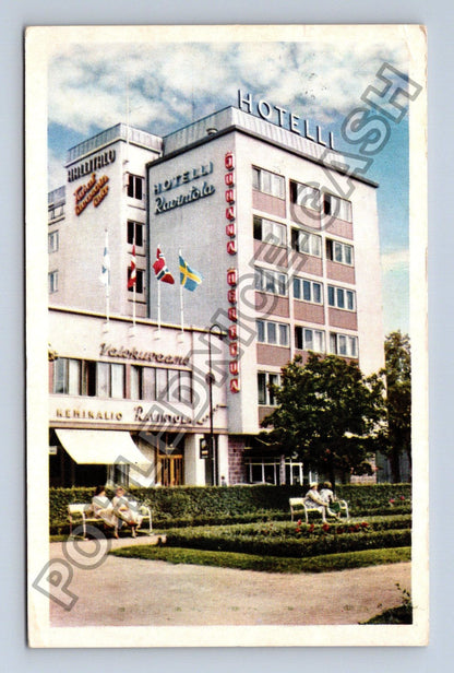 Pohlednice Finsko Hotel Juhana Serttua Pori 1959 (M38279)