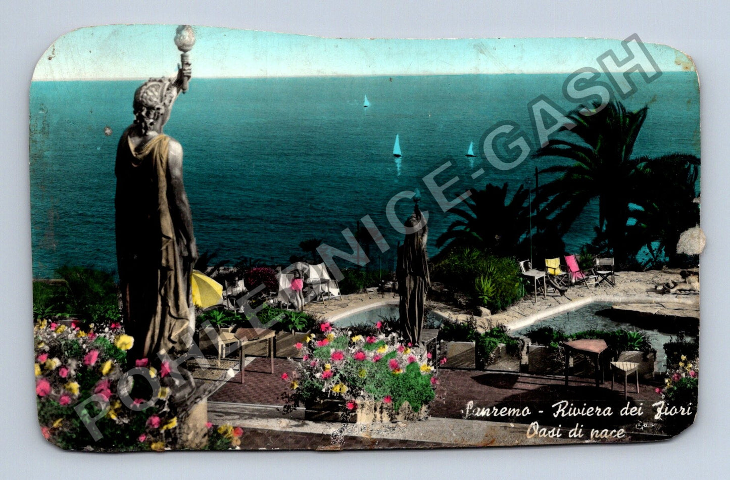 Pohlednice Itálie Sanremo Riviera dei Fiori 1961 (M38293)