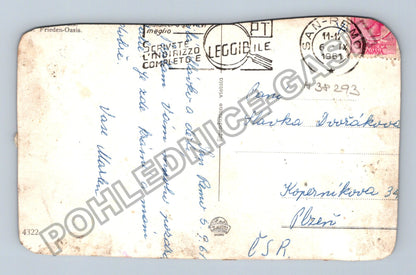 Pohlednice Itálie Sanremo Riviera dei Fiori 1961 (M38293)