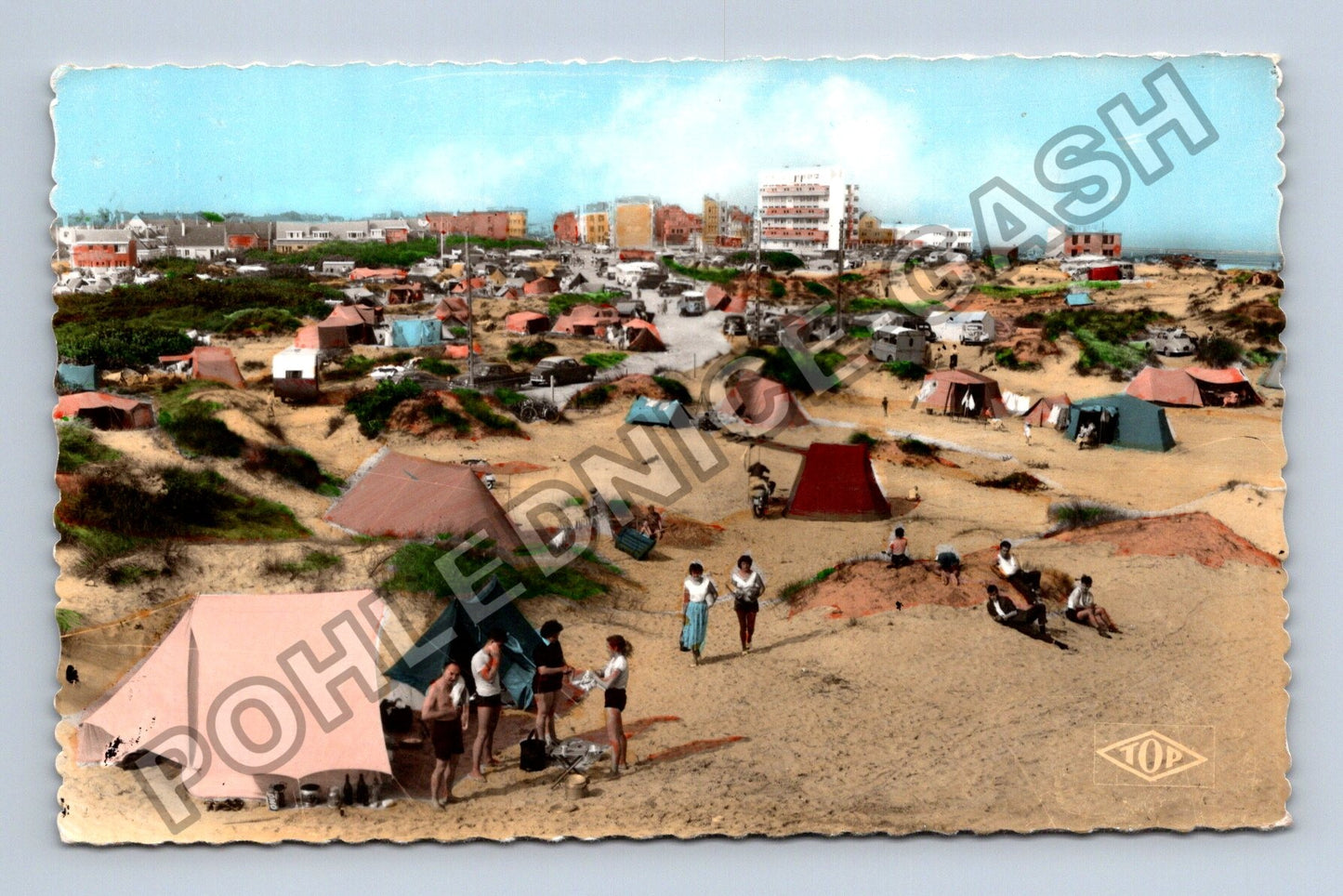 Pohlednice Francie Bray-Dunes Plage Les Campings (M38311)