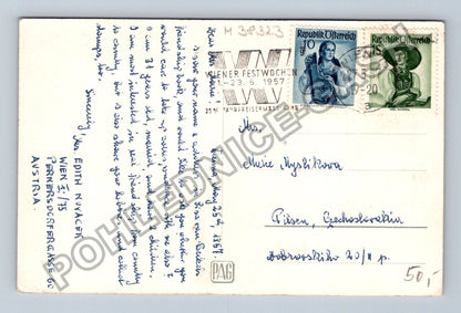 Pohlednice Rakousko Vídeň koláž motivů 1957 (M38323)