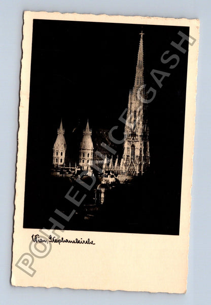 Pohlednice Vídeň Stephansdom noční záběr (M38343)