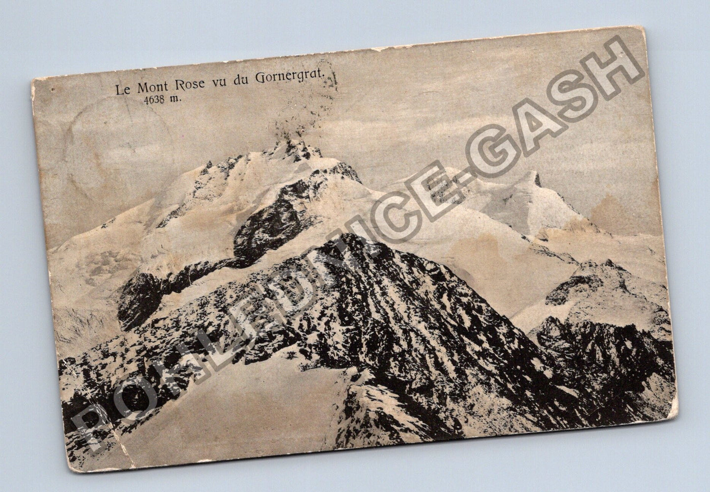Pohlednice Švýcarsko Le Mont Rose vu du Gornergrat 1911 (M38346)