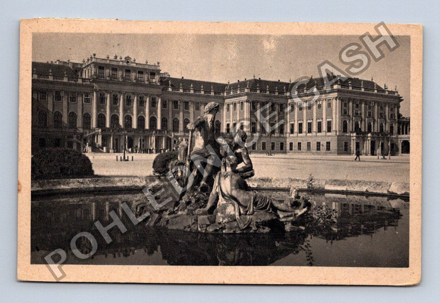 Pohlednice Wien Schloss Schönbrunn fontána Neptuna 1935 (M38350)