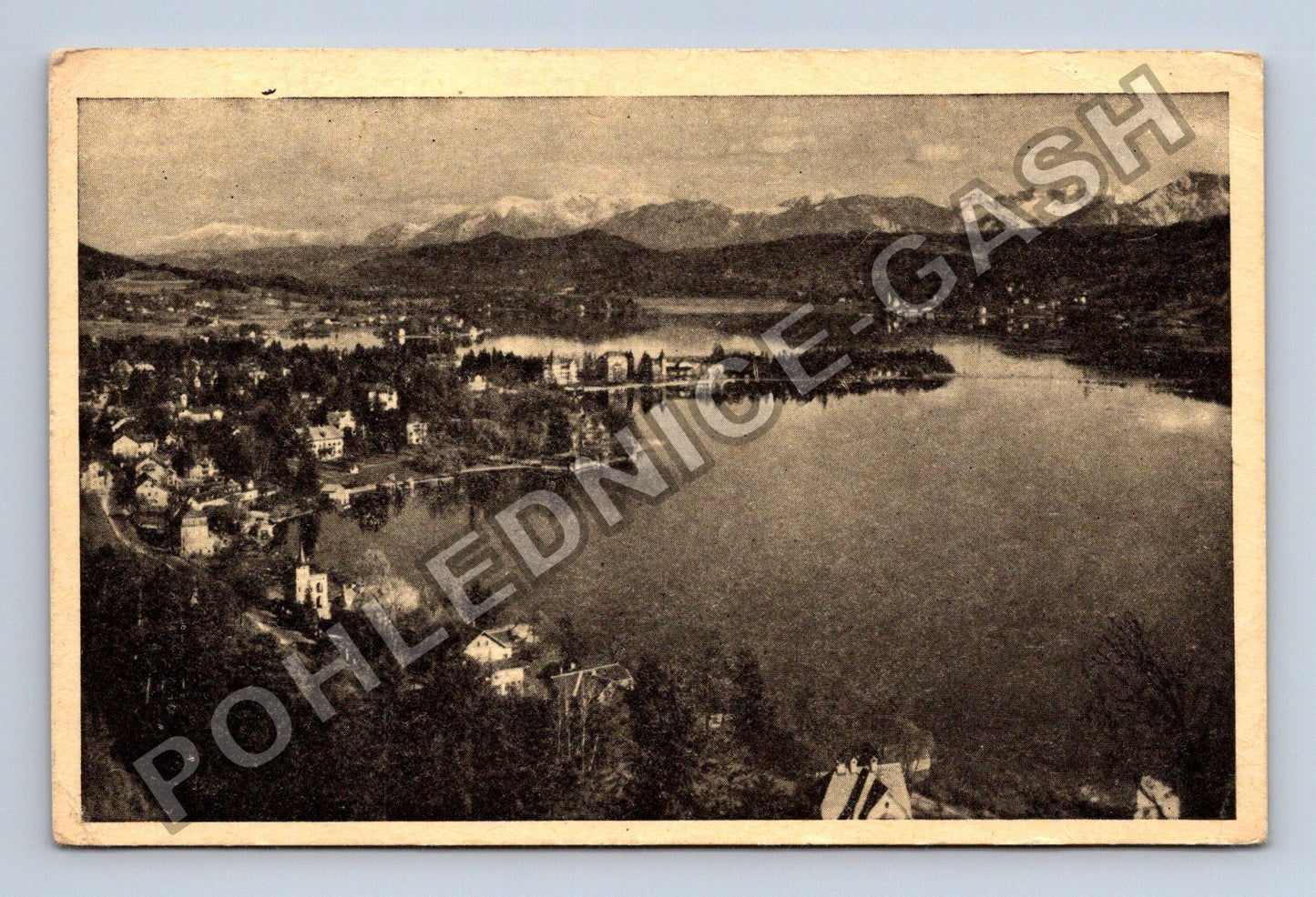Pohlednice Rakousko Pörtschach am Wörther See mit Karawanken (M38356)