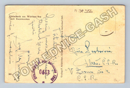 Pohlednice Rakousko Pörtschach am Wörther See mit Karawanken (M38356)