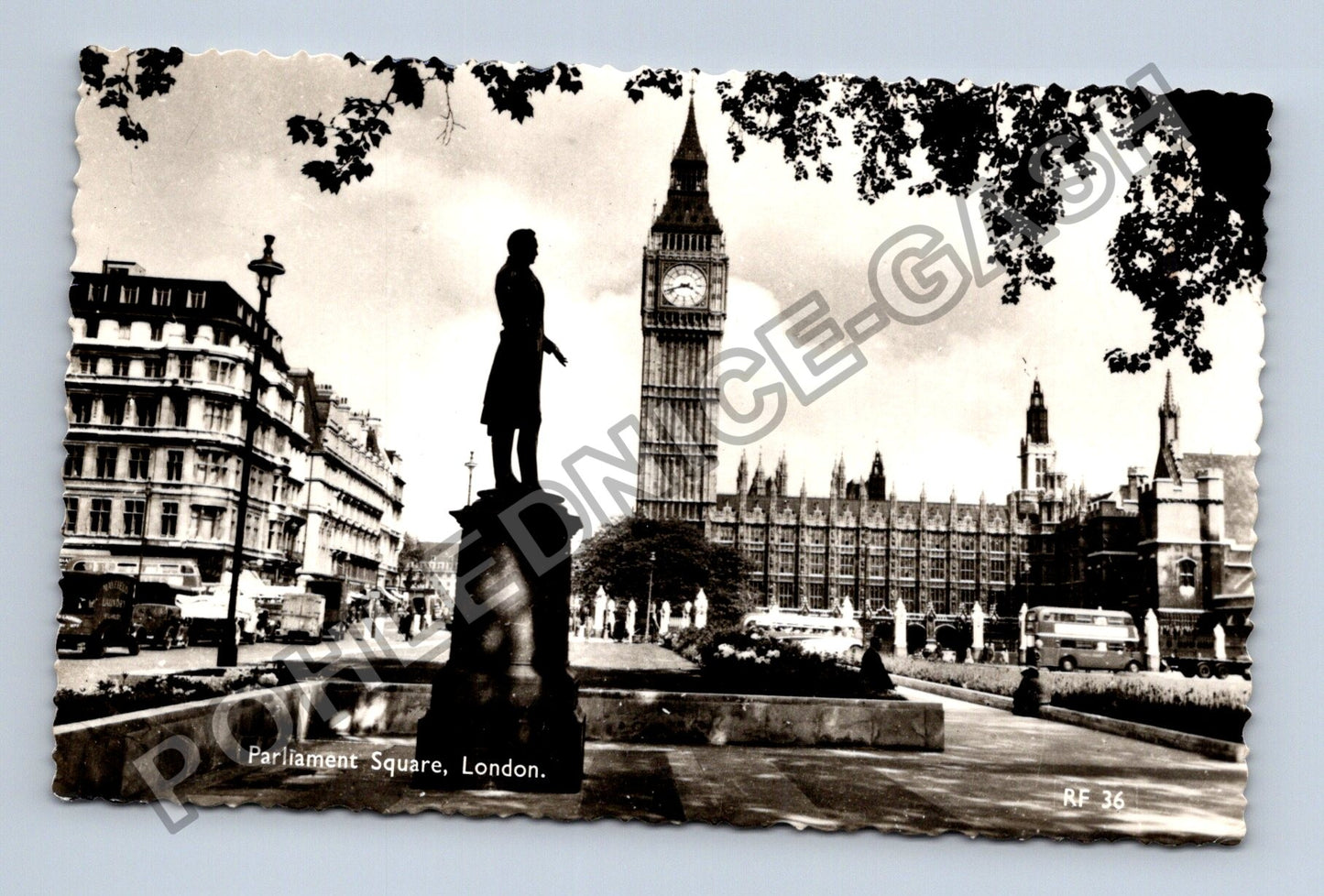 Pohlednice Velká Británie Londýn Parliament Square 1959 (M38360)