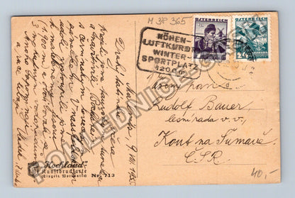 Pohlednice Rakousko Böckstein údolí hory 1935 (M38365)