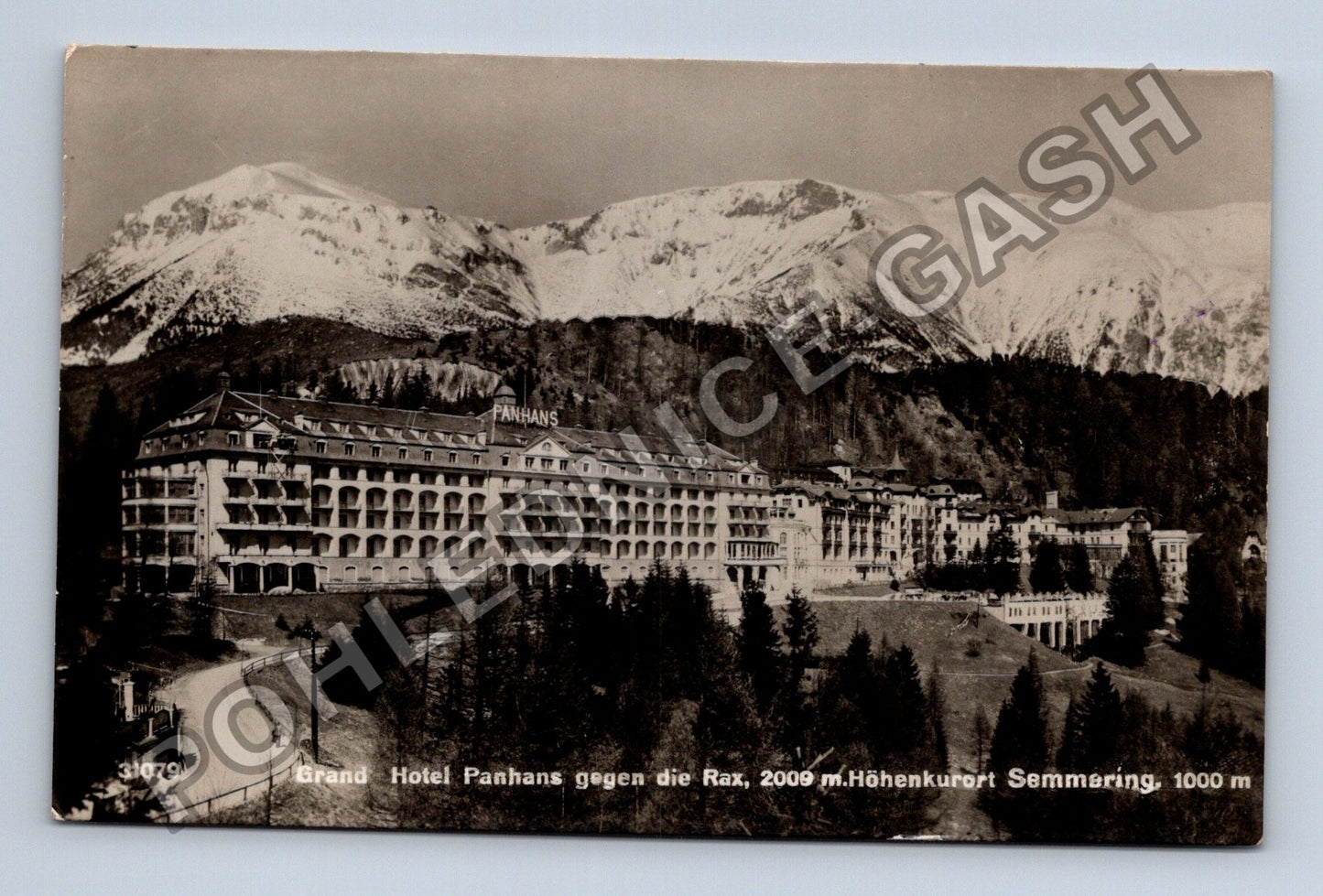 Pohlednice Rakousko Brand Hotel Panhans Semmering 1000 m (M38367)