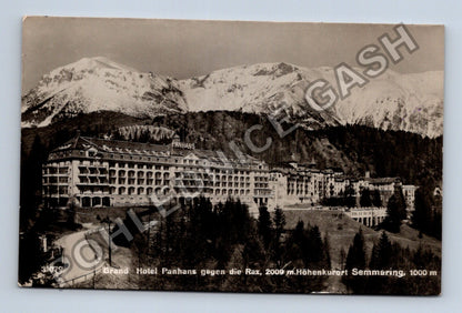 Pohlednice Rakousko Brand Hotel Panhans Semmering 1000 m (M38367)