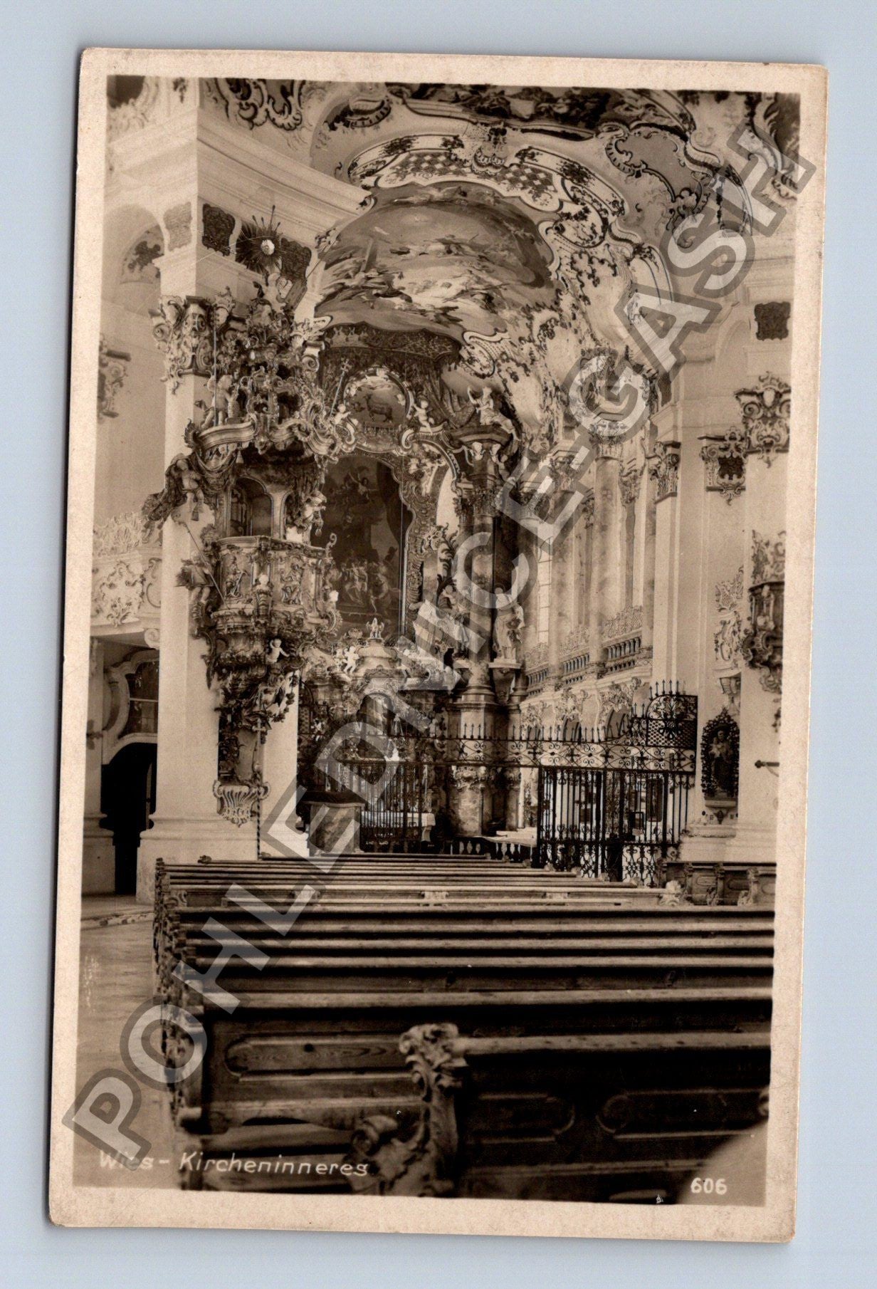 Pohlednice Wies Kircheninneres (M38370)