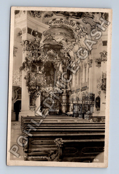 Pohlednice Wies Kircheninneres (M38370)