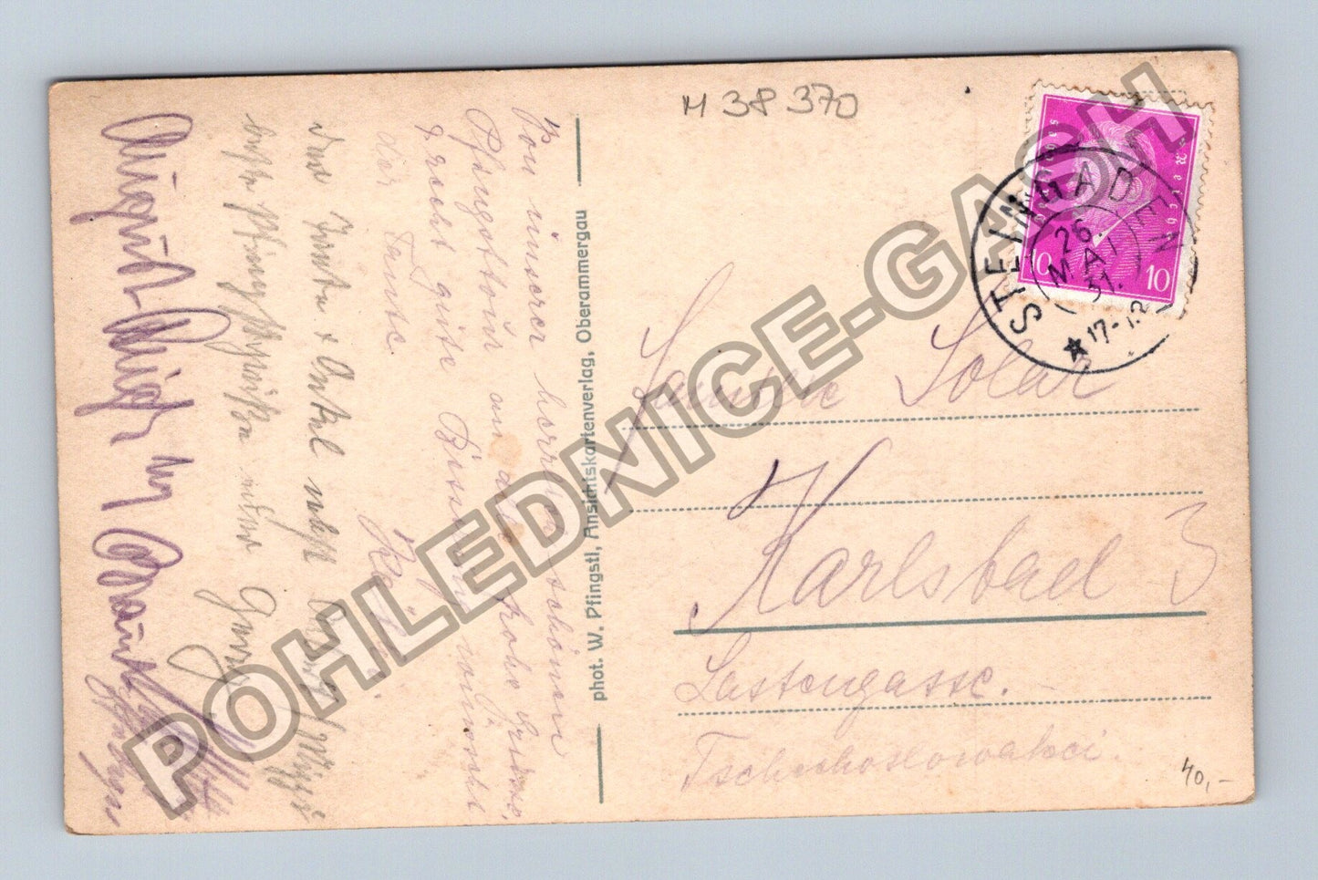 Pohlednice Wies Kircheninneres (M38370)