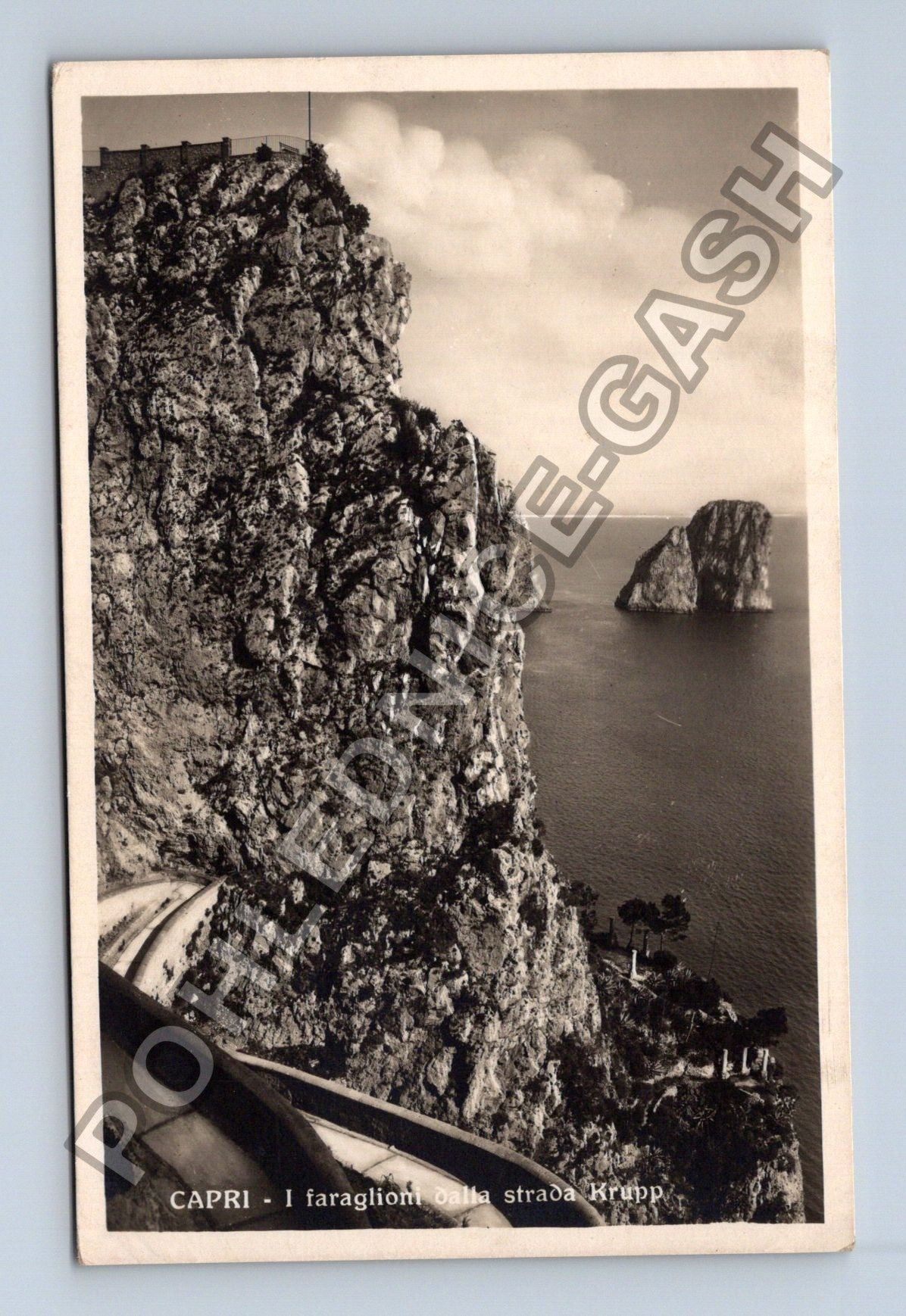 Pohlednice Itálie Capri Faraglioni della strada Krupp (M38376)