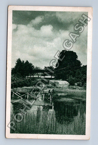 Pohlednice Německo Furth im Wald krajina s vodou 1944 (M38385)