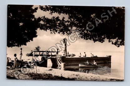 Pohlednice Maďarsko Balatonlelle Strandfürdő pláž molo (M38388)