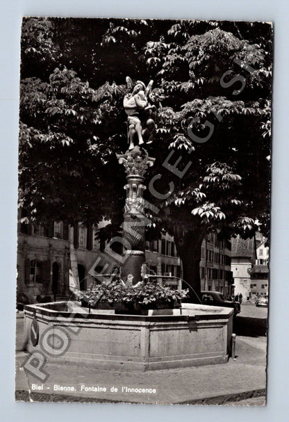 Pohlednice Biel Bienne Fontaine de linnocence 1968 (M38390)