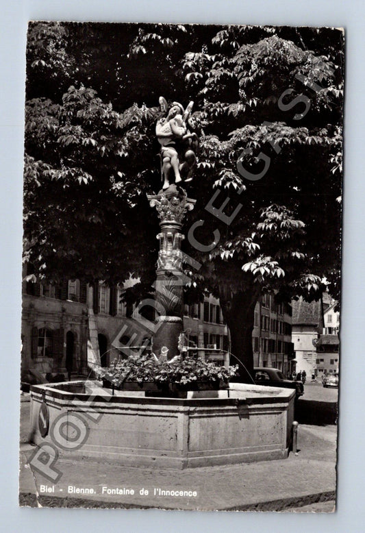 Pohlednice Biel Bienne Fontaine de linnocence 1968 (M38390)