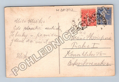 Pohlednice Francie Nancy Hemicycle de la Carrière nocní scéna (M38392)