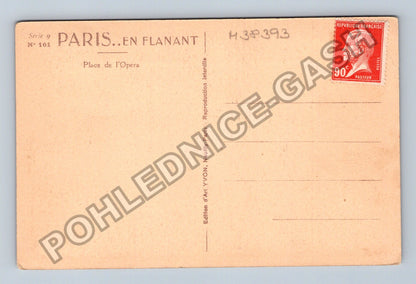 Pohlednice Francie Paříž Place de lOpéra (M38393)
