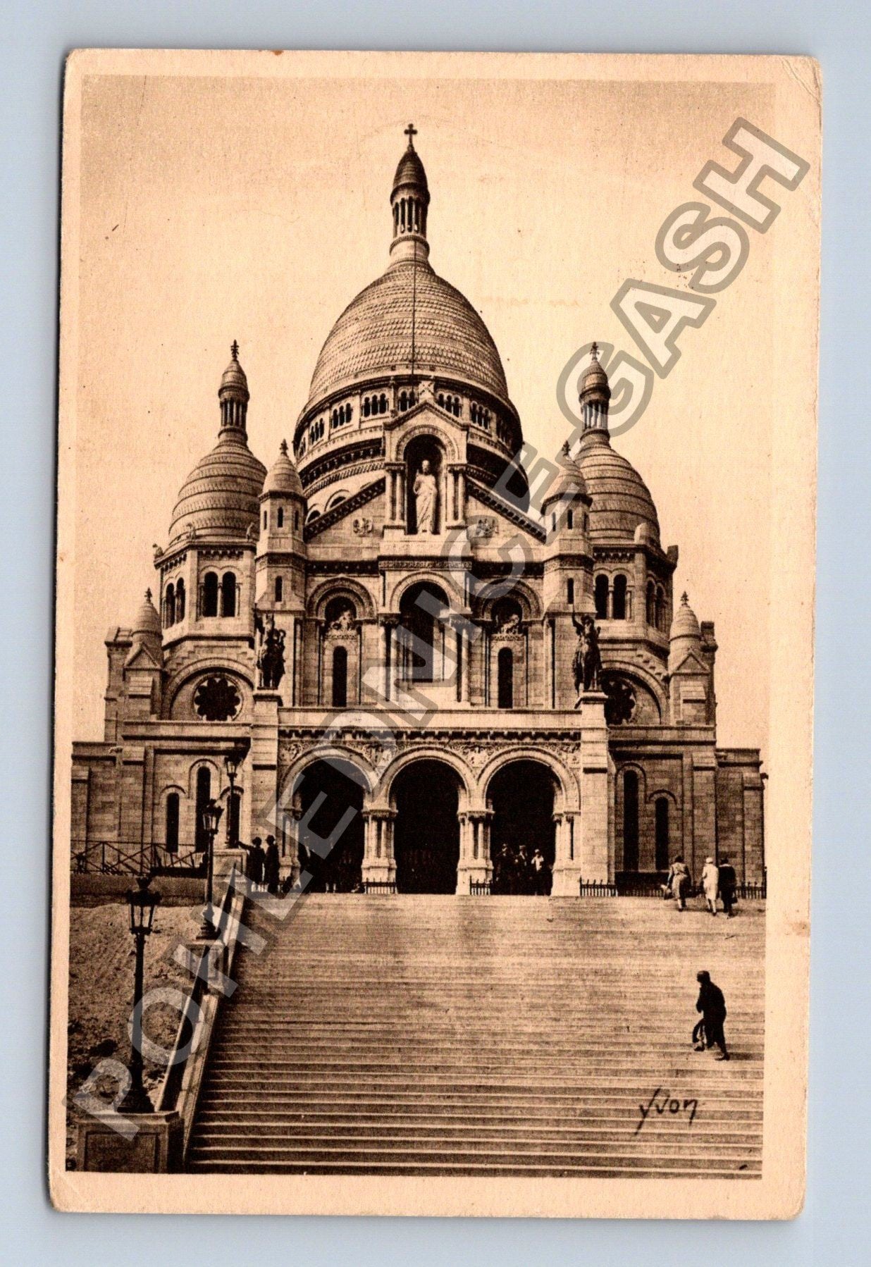 Pohlednice Francie Paříž Bazilika Sacré-Cœur 1935 (M38394)