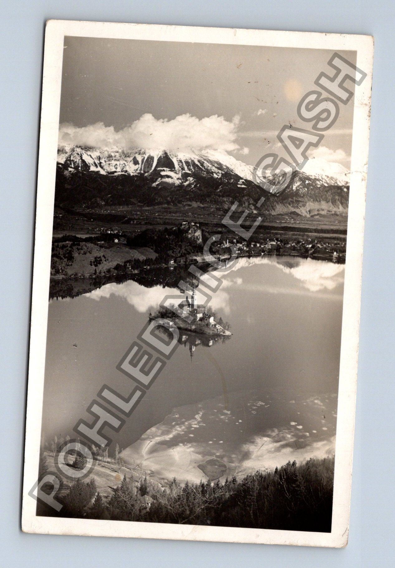 Pohlednice Jugoslavija Bled jezero hrad 1956 (M38398)