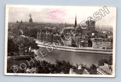 Pohlednice Francie Paříž Notre Dame a Seina (M38402)
