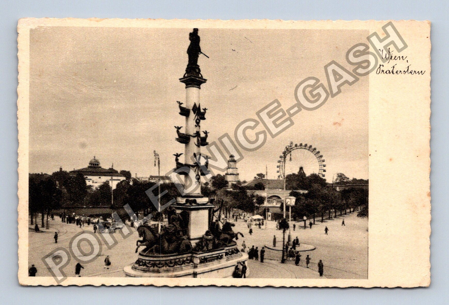 Pohlednice Wien Praterstern 1933 (M38406)