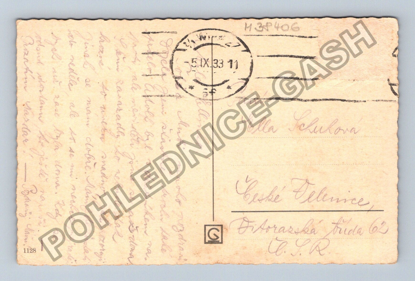 Pohlednice Wien Praterstern 1933 (M38406)