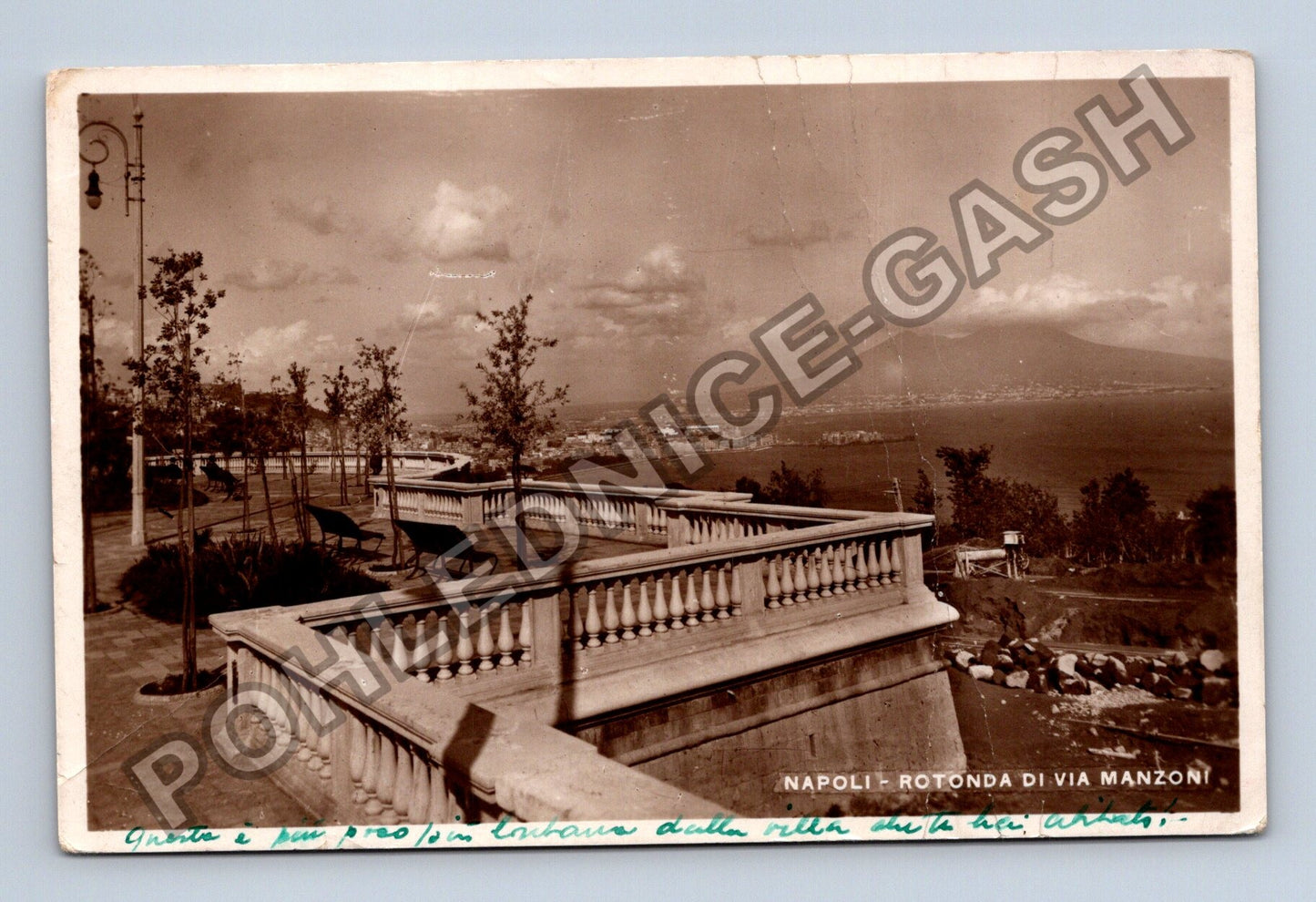 Pohlednice Itálie Neapol Rotonda di Via Manzoni (M38410)
