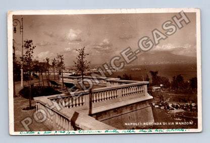 Pohlednice Itálie Neapol Rotonda di Via Manzoni (M38410)