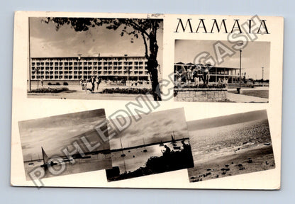 Pohlednice Rumunsko Mamaia koláž motivů 1961 (M38413)