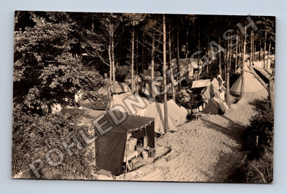 Pohlednice Ostseebad Uckeritz Usedom Zeltplatz kemp (M38415)