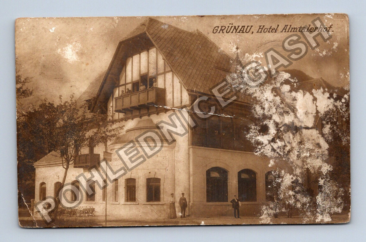 Pohlednice GRÜNAU Hotel Almtalerhof Rakousko (M38420)